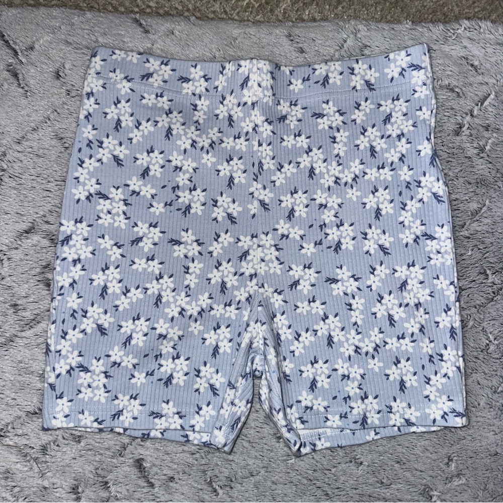 Sabo Skirt Blue and White Floral Shorts